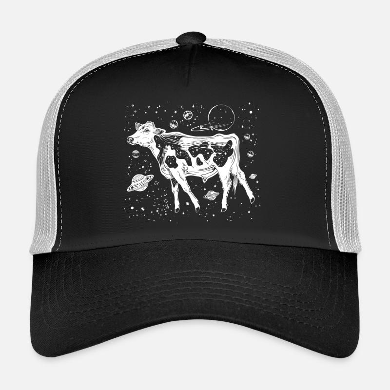 Vache dans l’espace - Vache de l’espace Casquette trucker 
