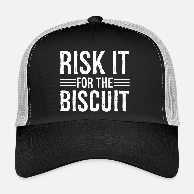risk it for the biscuit - Trucker Cap - black/stone grey