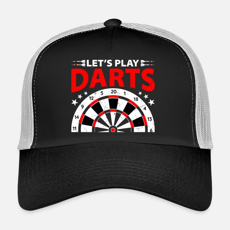 Joueur de fléchettes 180 Fléchettes Casquette trucker 