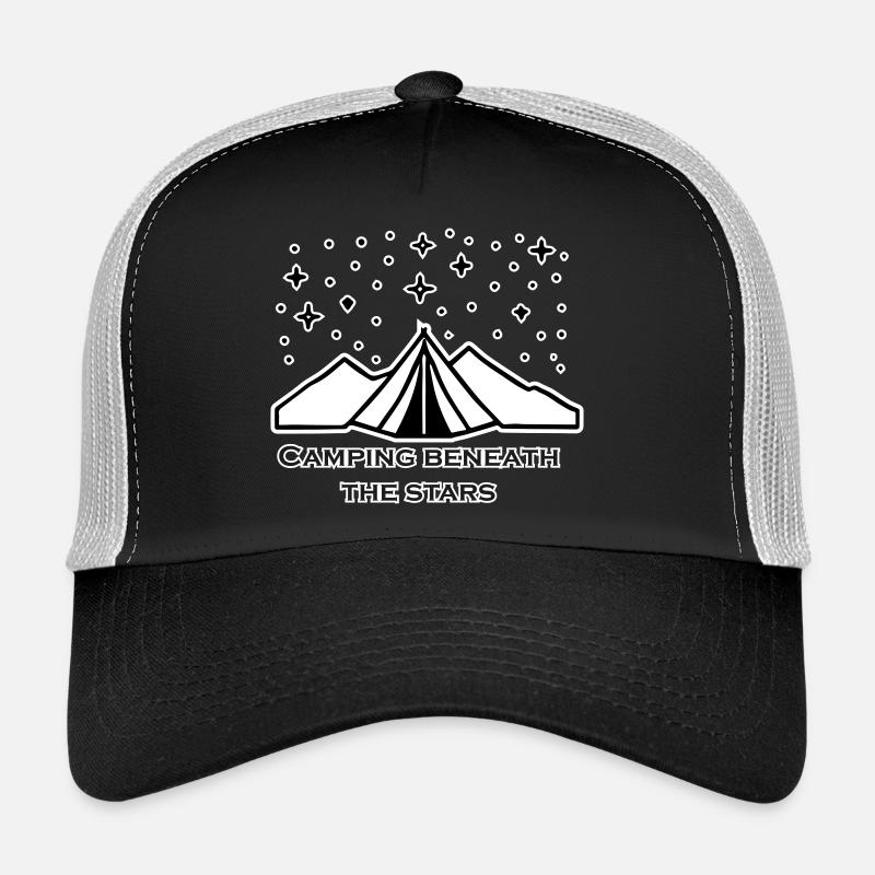 Zelt unter den Sternen - Camping unter den Sternen Design Trucker Cap