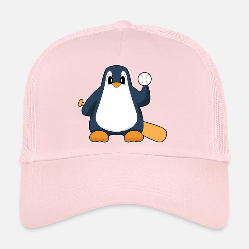 Penguin Baseball Batte de Baseball Casquette trucker 