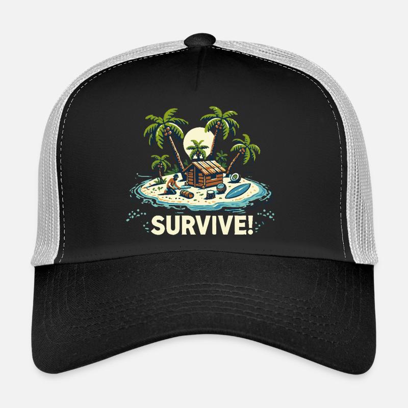 VACANCES SUR L’ÎLE Casquette trucker 