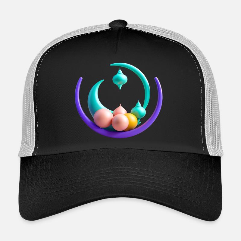 Ramadan Gift Eid Mubarak Islam Allah Muslim - Trucker Cap - black/stone grey