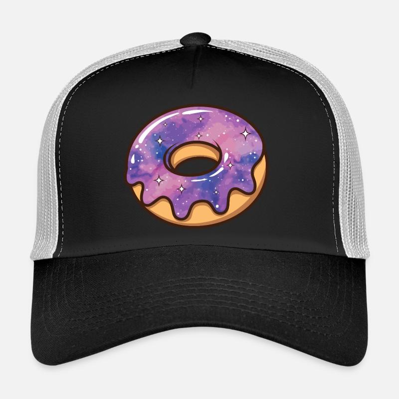 Cosmic Galaxy Donut Trucker Cap
