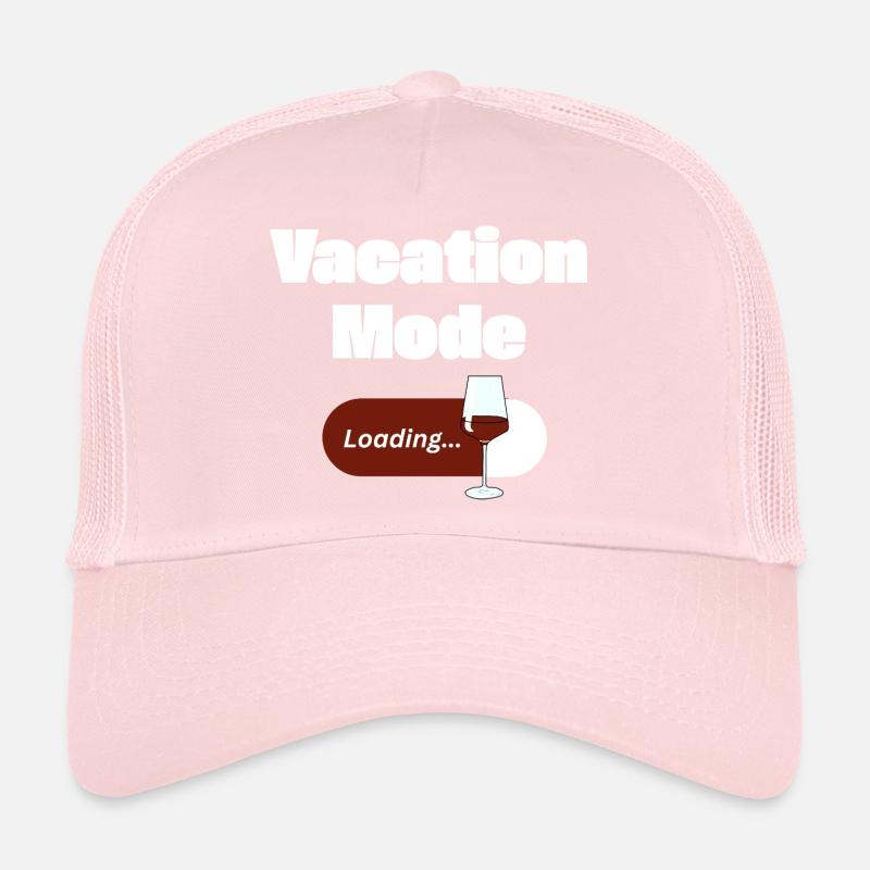 Vacation Mode On – Wine with Loading Bar (light) Trucker Cap