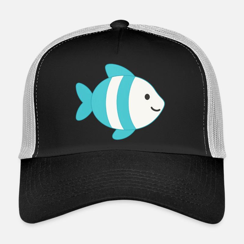 Fish striped Trucker Cap