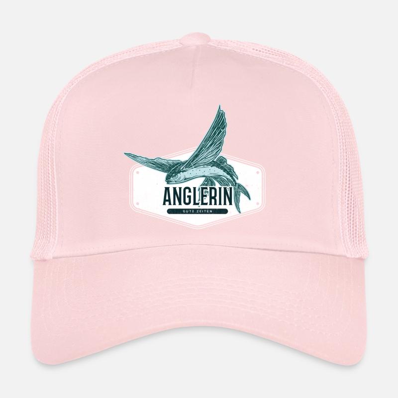 Femelle pêcheuse USA Design Flying Fish Casquette trucker 