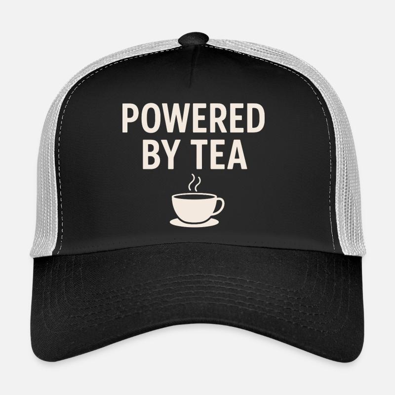 Powered by Tea Mug Trucker Cap