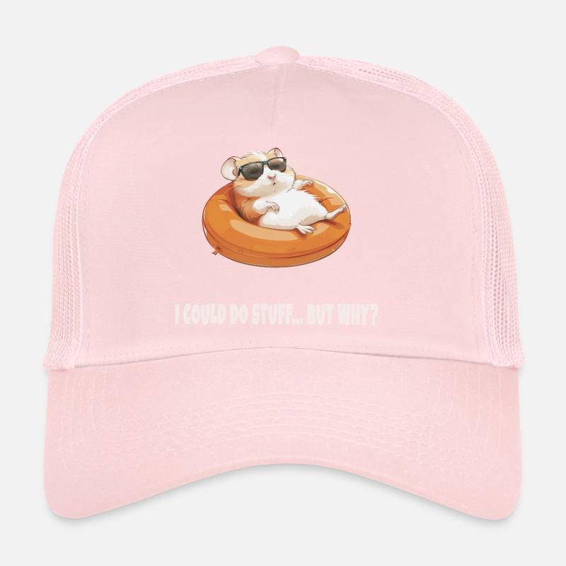 I Could Do Stuff… But Why? | Funny Lazy Hamster Trucker Cap