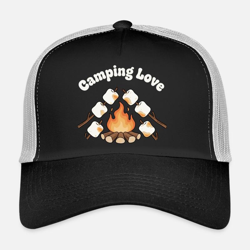 Campfire Love Marshmallows Trucker Cap