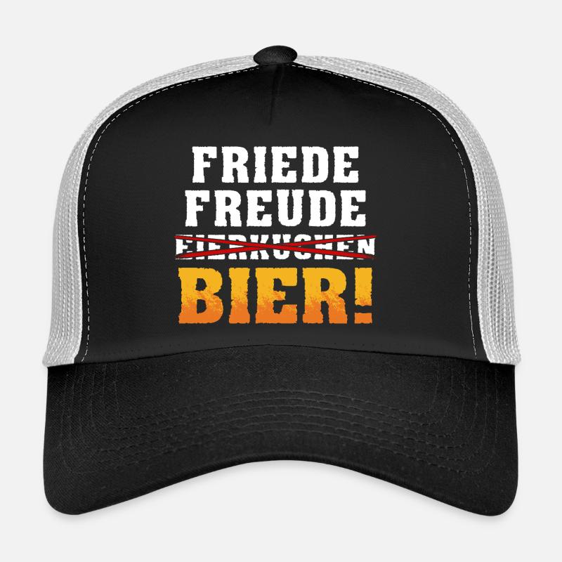 Peace, Joy, Beer Trucker Cap