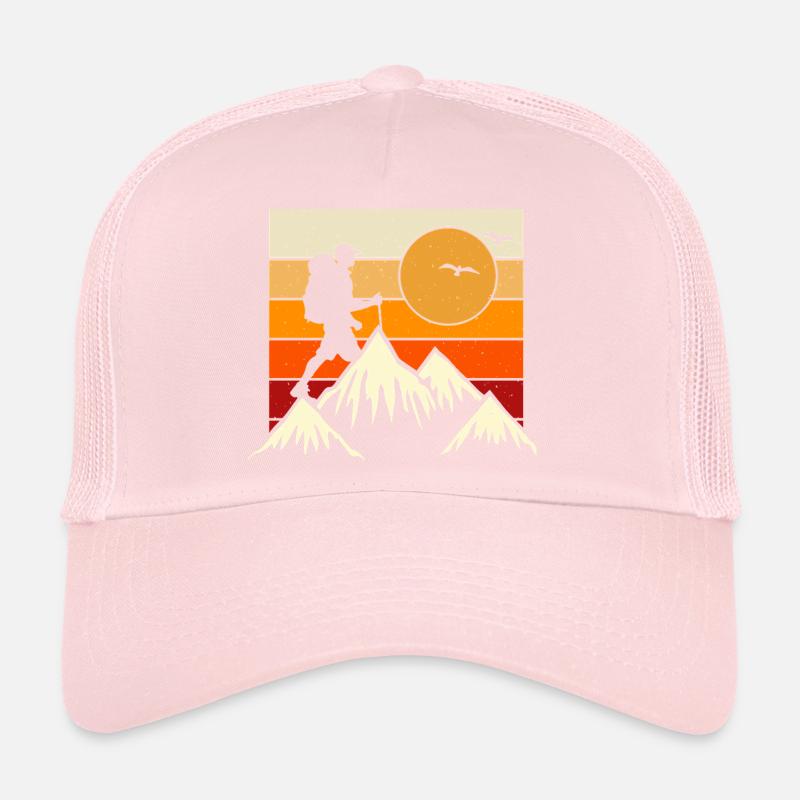 Wandern Wanderer Bergsteiger Geschenk Trucker Cap