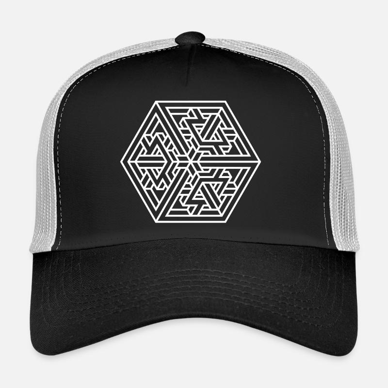 Impossible form – optical illusion for nerds Trucker Cap