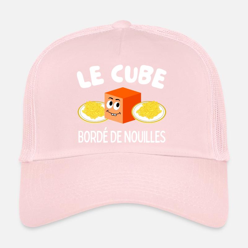 Le Cube Bordé de Nouilles Casquette trucker 