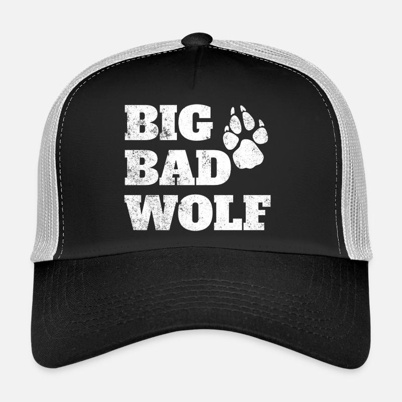 Böser Wolf Halloween-Kostüm Böser Wolf Trucker Cap