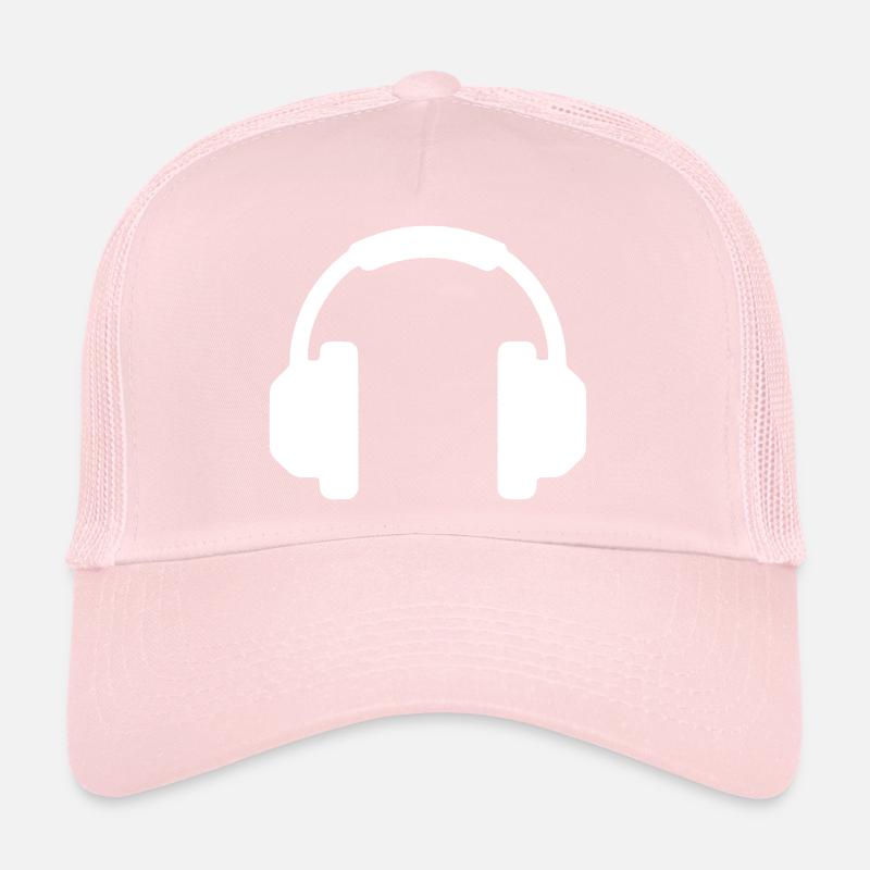 Casque Musique DJ Icône Gaming Vector Casquette trucker 
