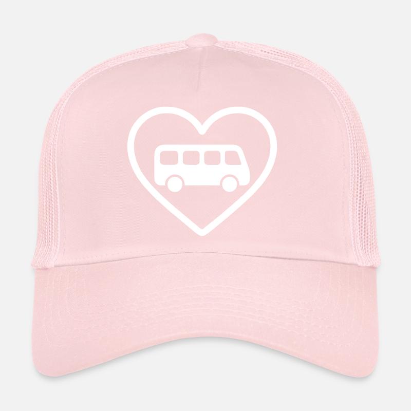 Chauffeur de bus Heart Casquette trucker 