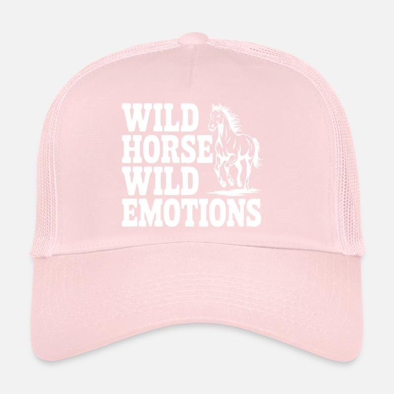 Wildpferd, wilde Gefühle Trucker Cap
