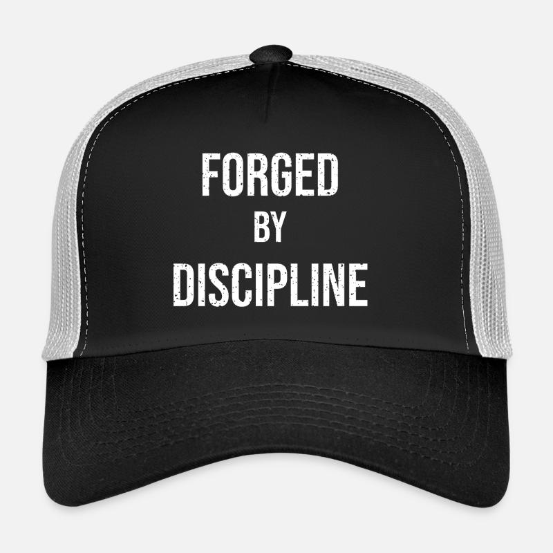 Fight Forge : Forgé par Discipline Gym Citation Casquette trucker 