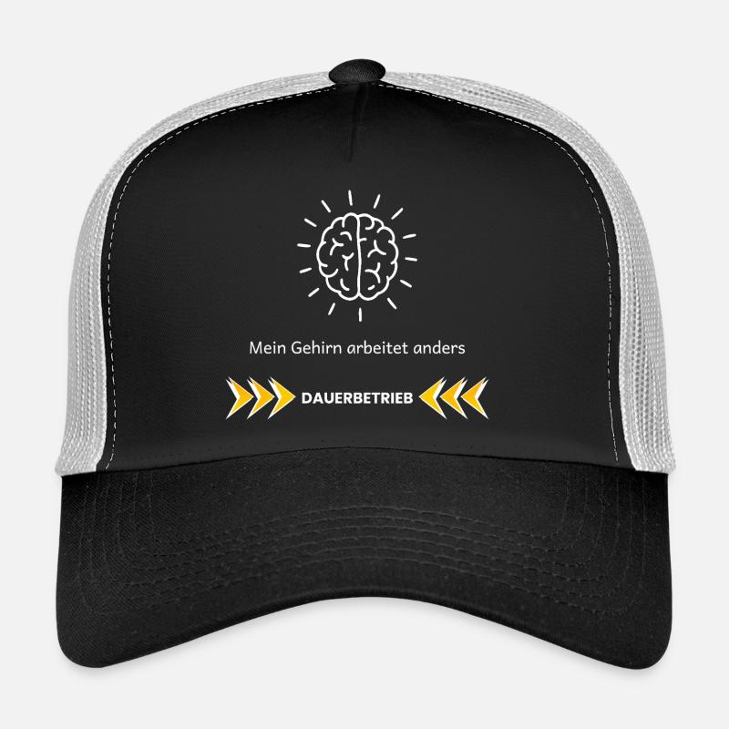 Mon cerveau fonctionne différemment – Conception de la focalisation TDAH Casquette trucker 