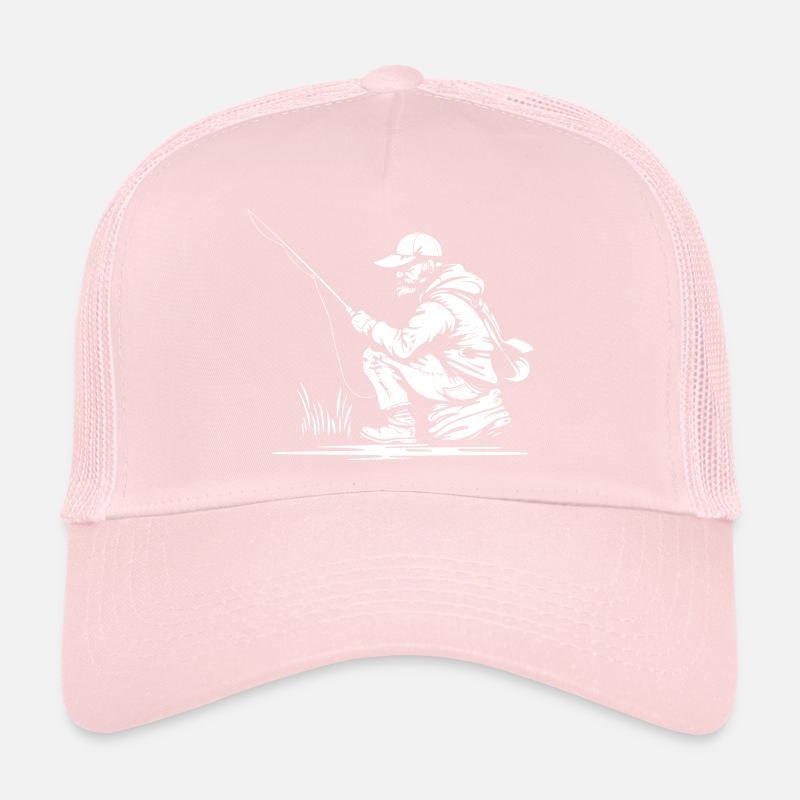 Dessin de pêcheurs Casquette trucker 