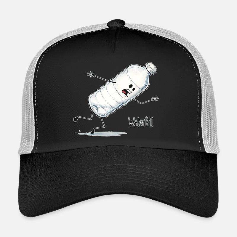 Waterfall – Falling Water Bottle Cartoon Trucker Cap