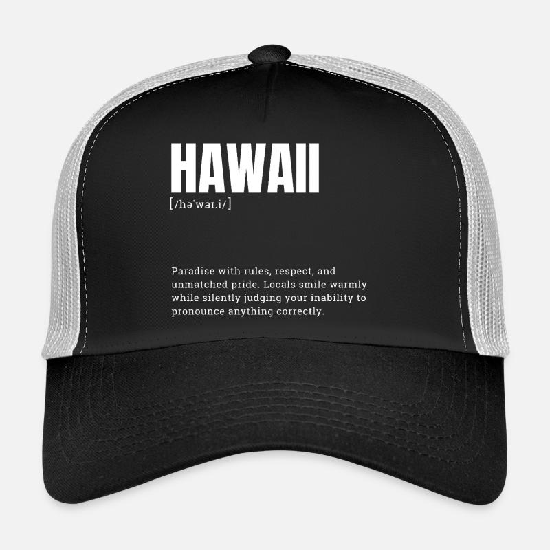 Langue de la fierté hawaïenne Casquette trucker 