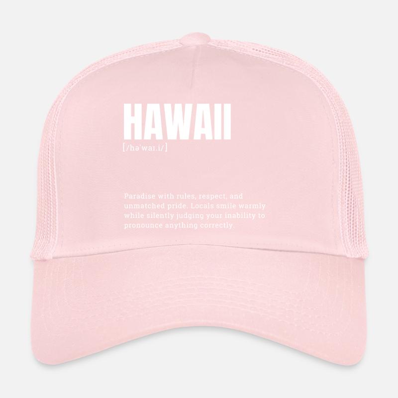 Hawaii Pride Sprache Trucker Cap