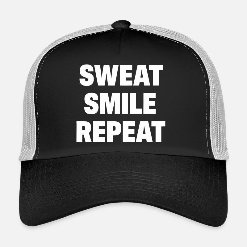 Sourire en sueur, répéter Casquette trucker 