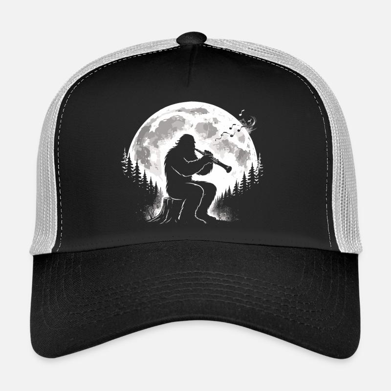 Bigfoot plays clarinet Trucker Cap