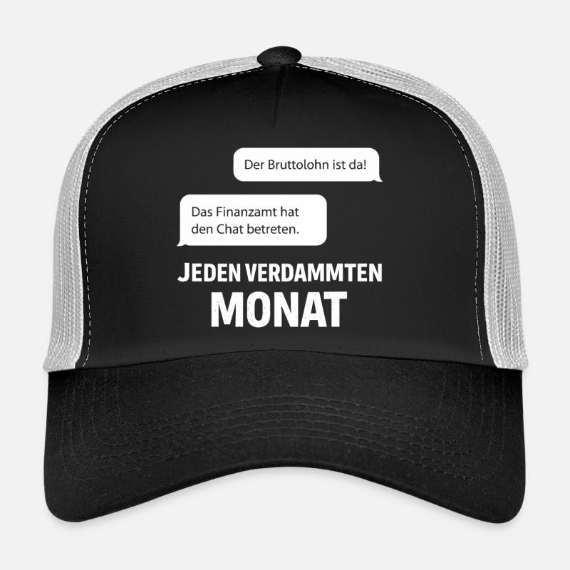 Le bureau des impôts entre dans le chat Casquette trucker 