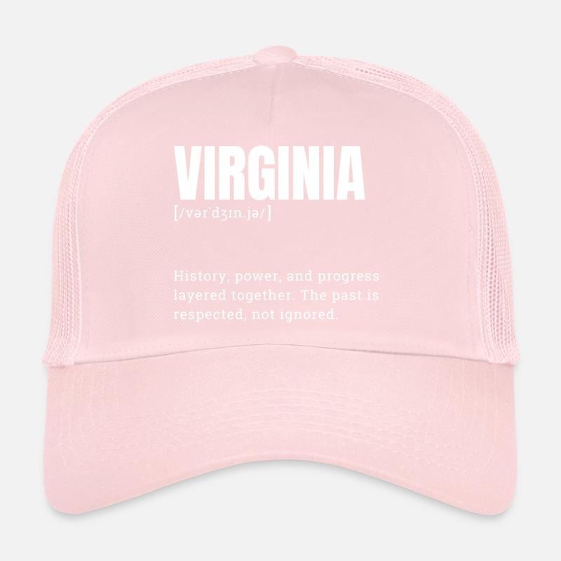 Virginie : Histoire, puissance et progrès Casquette trucker 