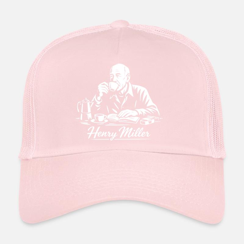 Pause café littéraire Henry Miller Casquette trucker 