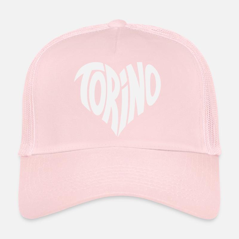 Turin, Torino Heart Design Casquette trucker 