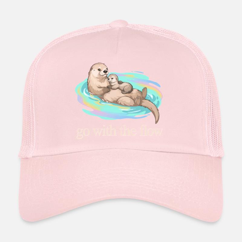 Go With The Flow Otter Duo Trucker Cap