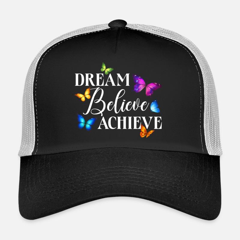 Jardin inspirant des papillons monarques Casquette trucker 