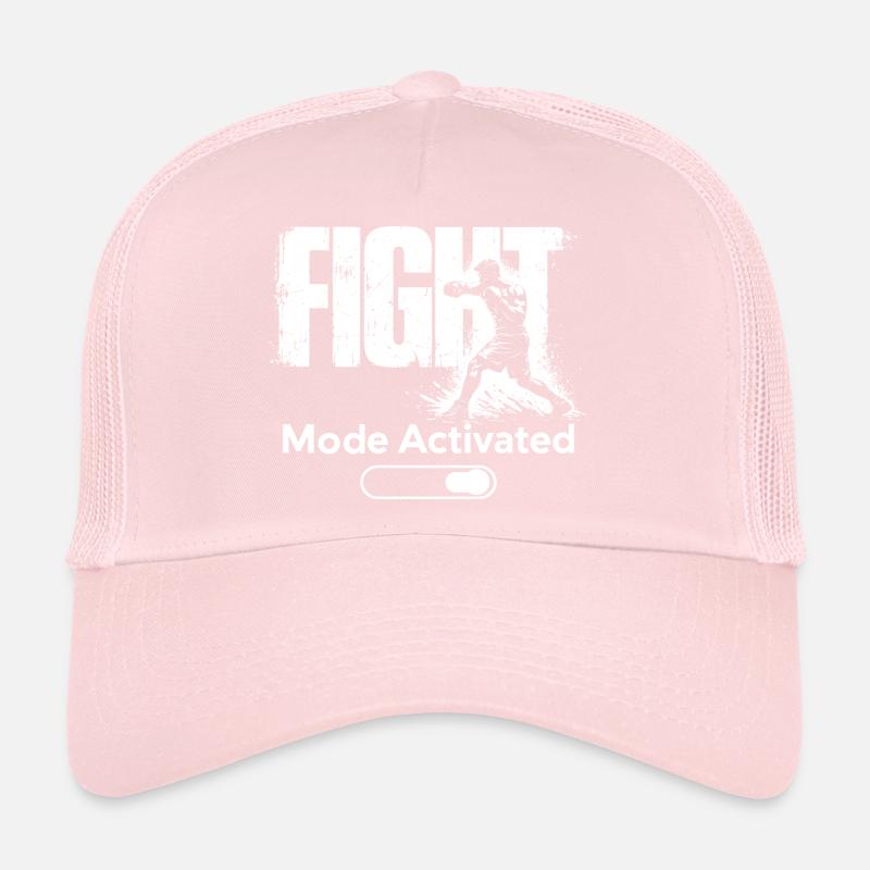 Mode combat Chemise activée Boxe de gym Fighter Casquette trucker 
