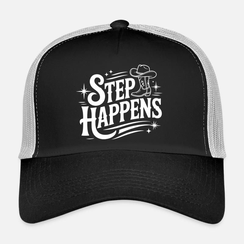 Step Happens Danse en ligne occidentale Casquette trucker 