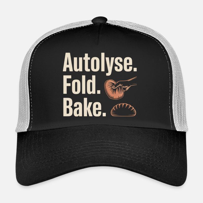Autolyse Fold Backe Bread Kunst Trucker Cap
