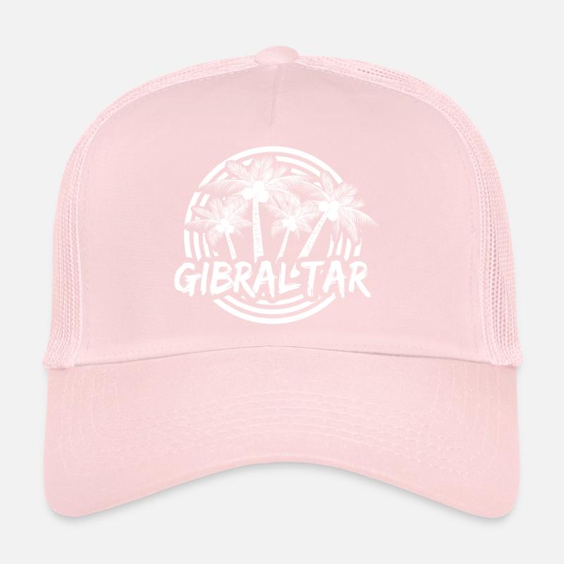 Logo du Cercle de Palmiers de Gibraltar Casquette trucker 