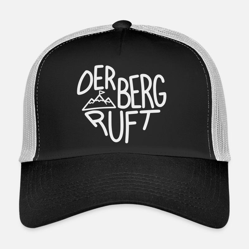 Der Berg ruft Alpenabenteuer, Designfarbe variabel Trucker Cap