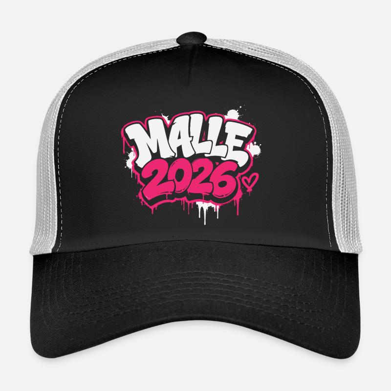 MALLE 2026 Graffiti Imprimé Casquette trucker 