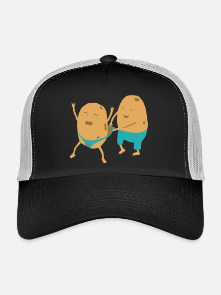 Potato Wedgie - Trucker Cap - black/stone grey