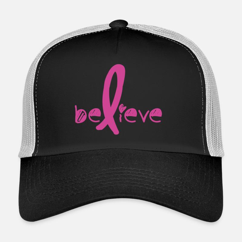 Croyez Combat de cancer Casquette trucker 