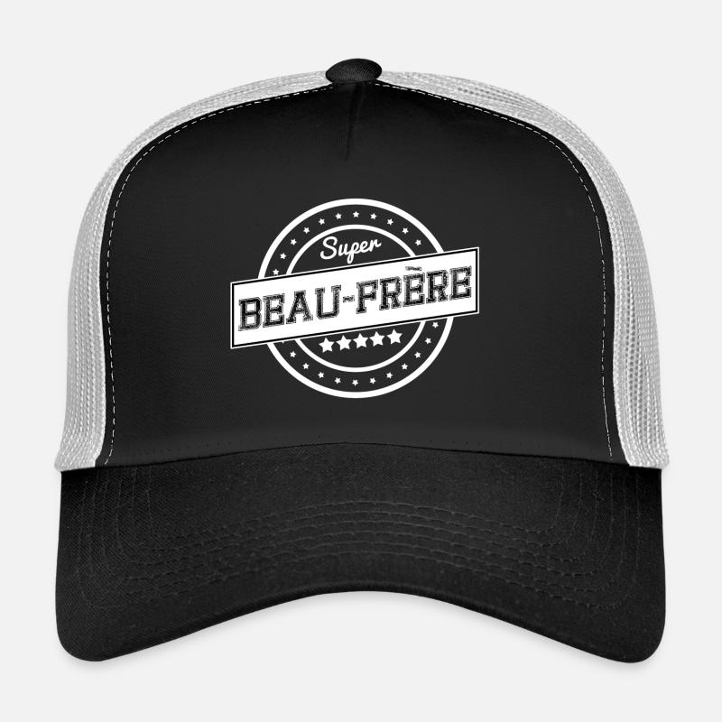 Super beau-frère - blanc Casquette trucker 
