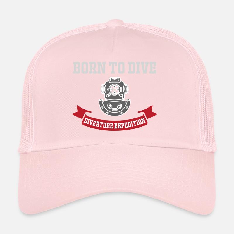 Né pour plonger Casquette trucker 