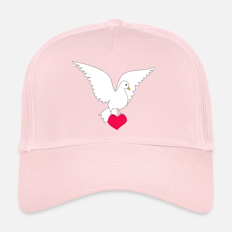 colombe de la paix Casquette trucker 