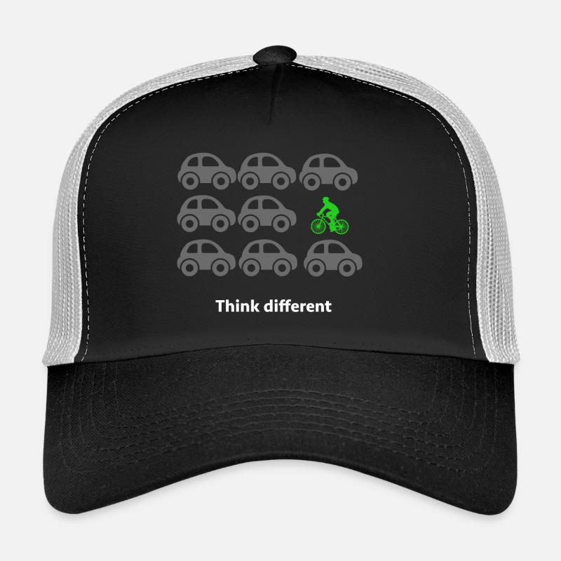 Fahrradfahren - Trucker Cap - Schwarz/Steingrau
