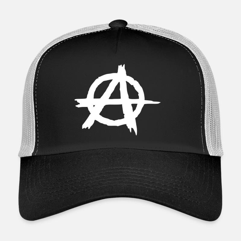 Symbole d’anarchie en cercle Casquette trucker 
