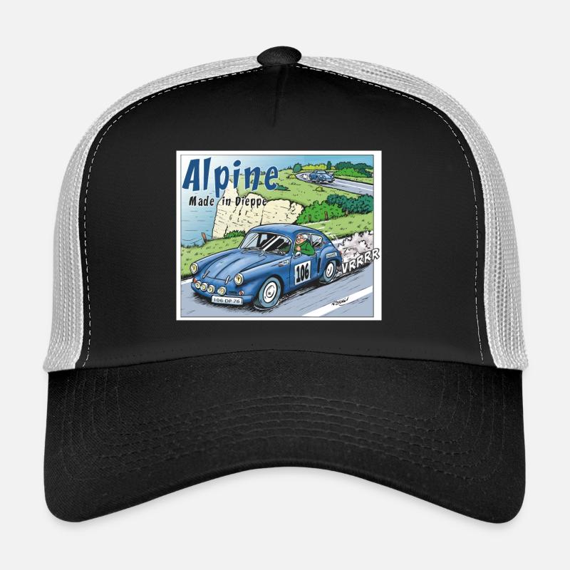 Polete in Alpin 106 - Trucker Cap - Schwarz/Steingrau